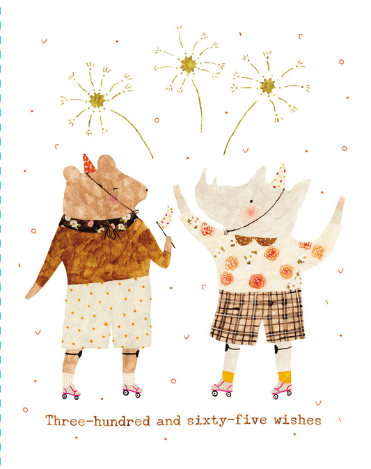 Love Muchly Greeting Cards: Birthday - Three-hundred and sixty-five wishes (Pack of 6)