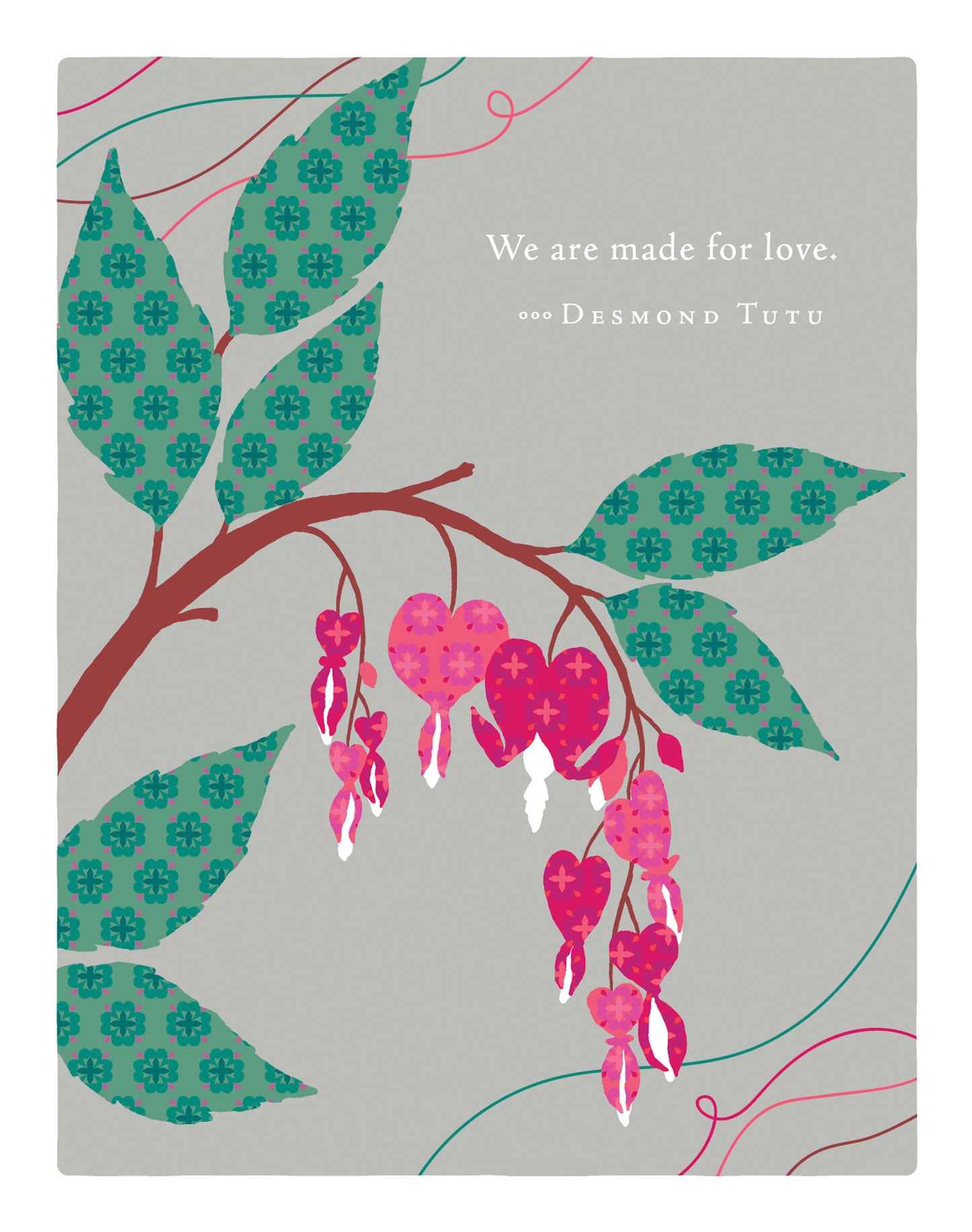 Positively Green Greeting Cards: Love - We are made for love… (Pack of 6)