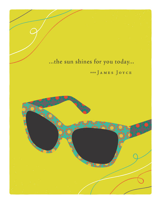 Positively Green Greeting Cards: Birthday - The sun shines for you today (Pack of 6)