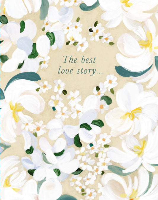 Love Muchly Greeting Cards: Wedding - The best love story (Pack of 6)