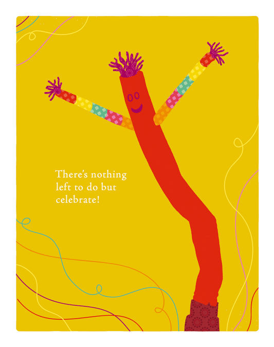 Positively Green Greeting Cards: Congratulations - There's nothing left to do but celebrate (Pack of 6)
