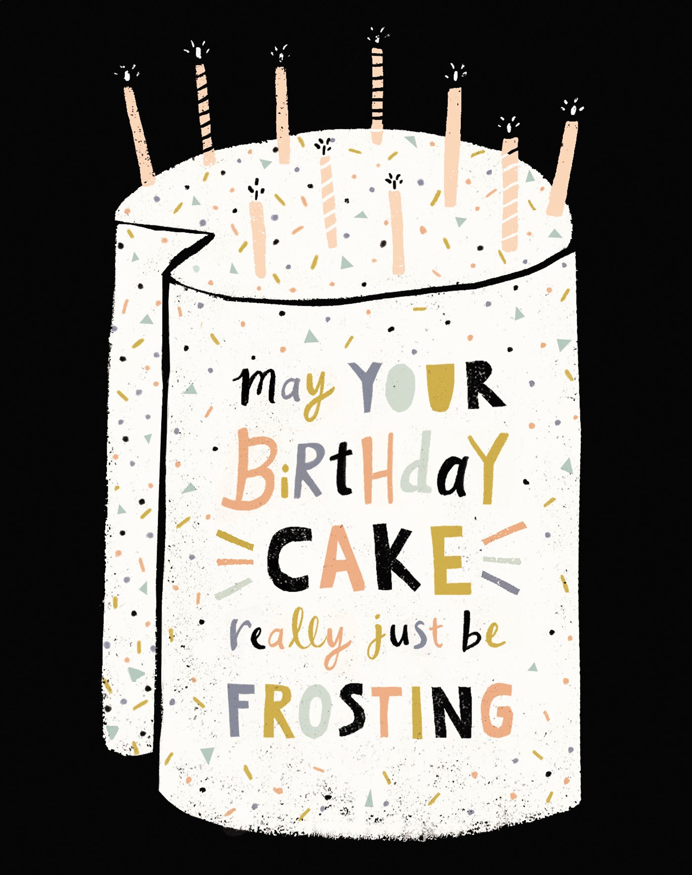 Love Muchly Greeting Cards: Birthday - May your birthday really just be (Pack of 6)