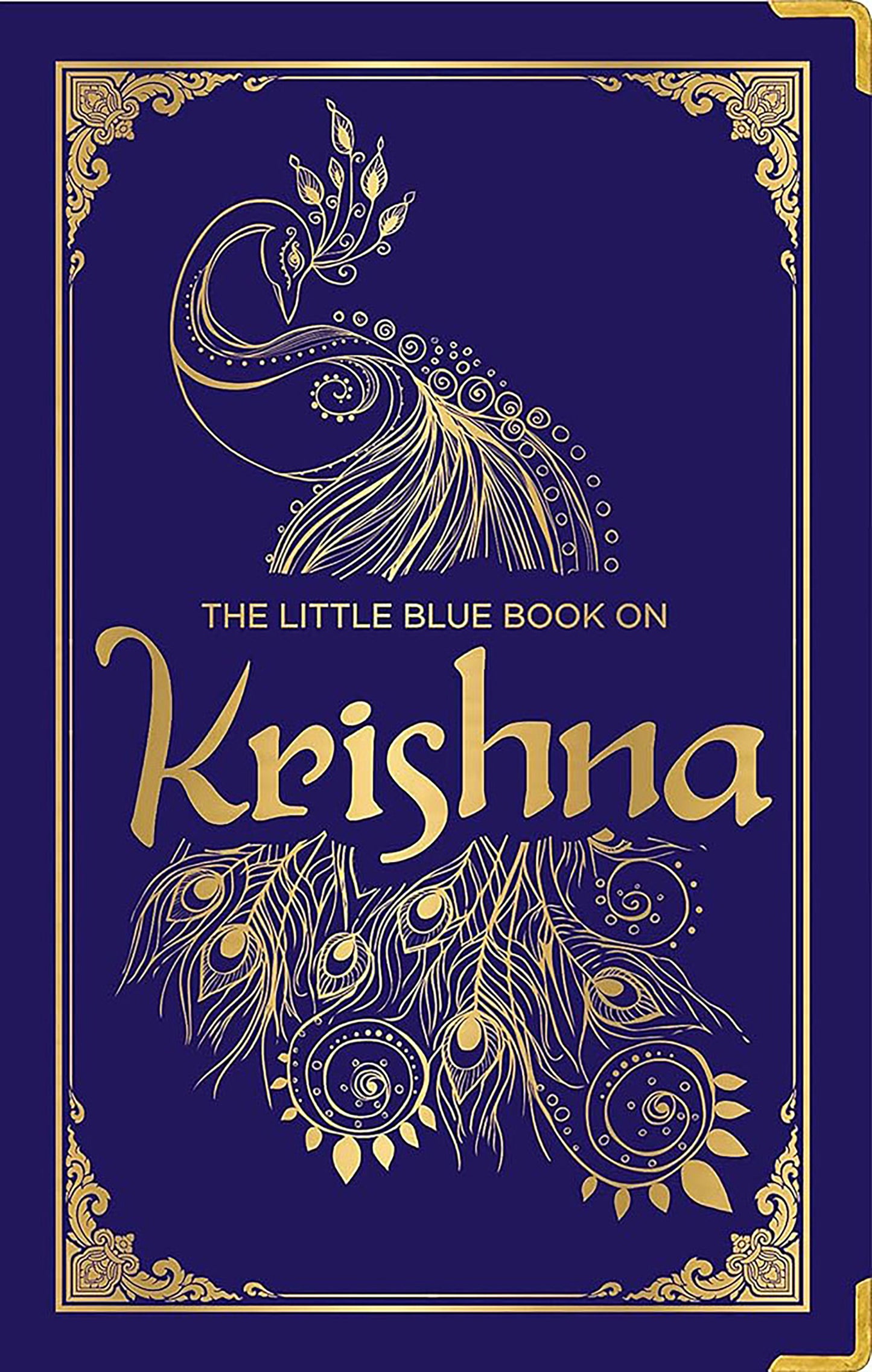Little Blue Book on Krishna (Deluxe Silk Hardbound) , The