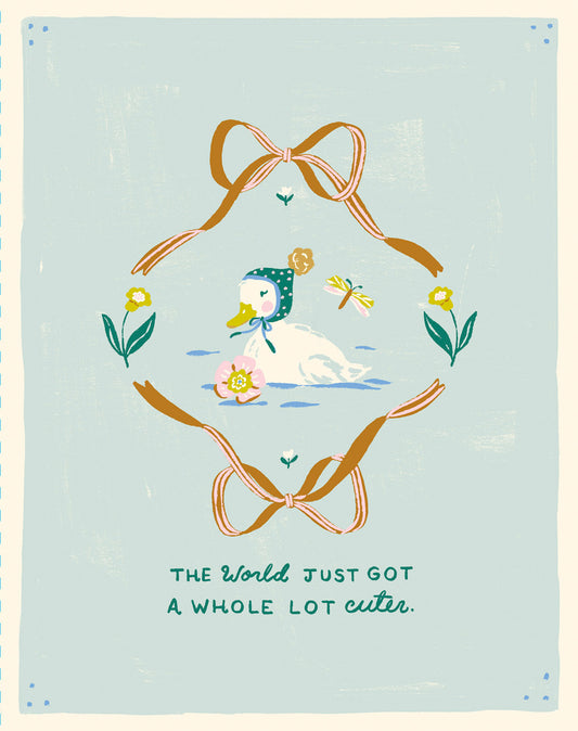 Love Muchly Greeting Cards: Baby - The World Just Got a Whole Lot Cuter (Pack of 6)