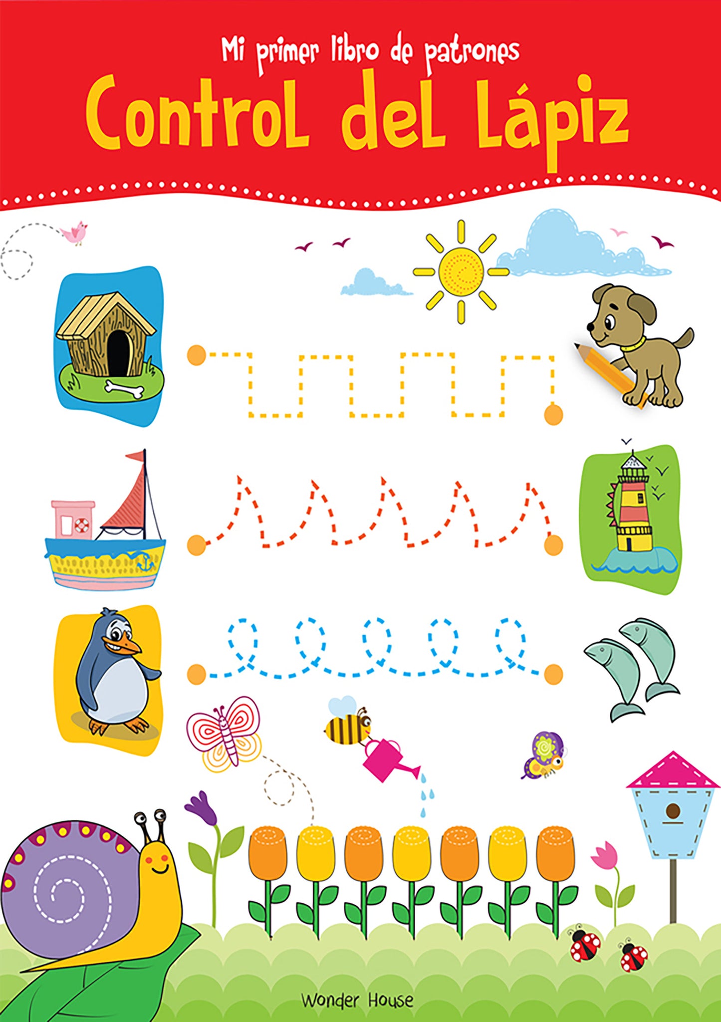 My First Book of Pencil Control Book in Spanish / Practice Pattern Writing / Book for Preschoolers to Practice Arrows and Dotted Lines / Early Learning Book