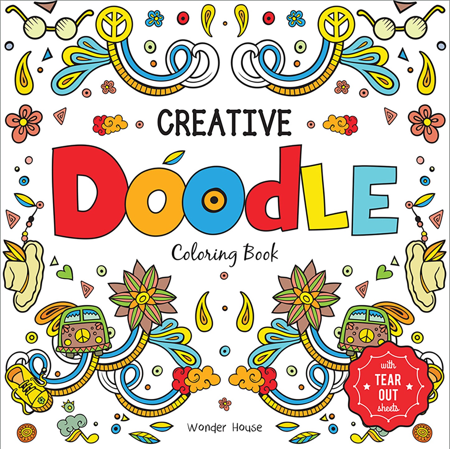 Creative Doodle Coloring Book: Children's Coloring Book With Tear Out Sheets