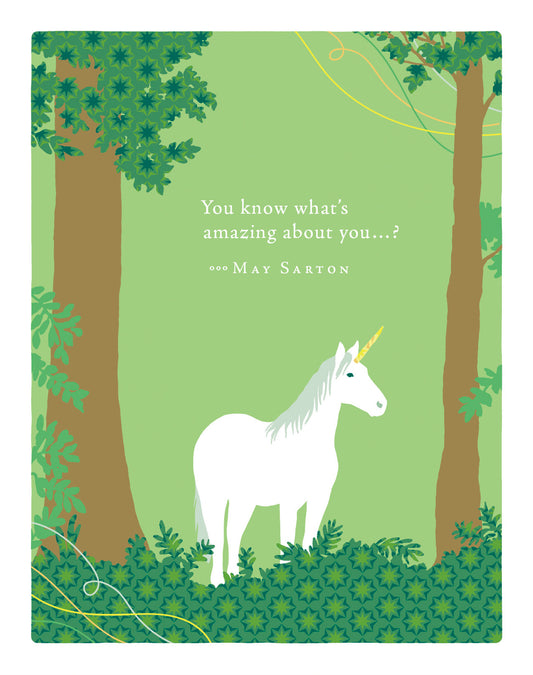 Positively Green Greeting Cards: Encouragement - You know what’s amazing about you? (Pack of 6)