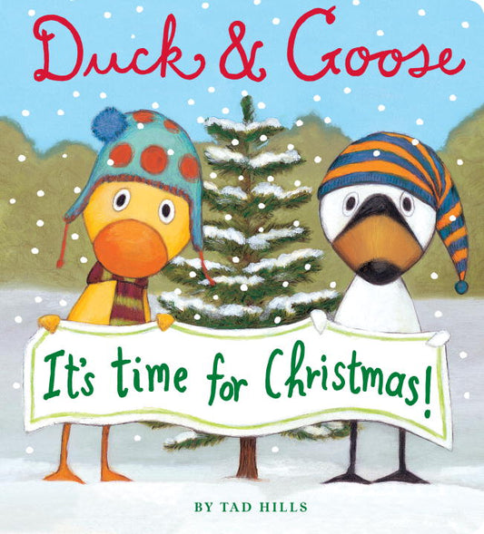 Duck &amp; Goose, It's Time for Christmas! (Oversized Board Book)