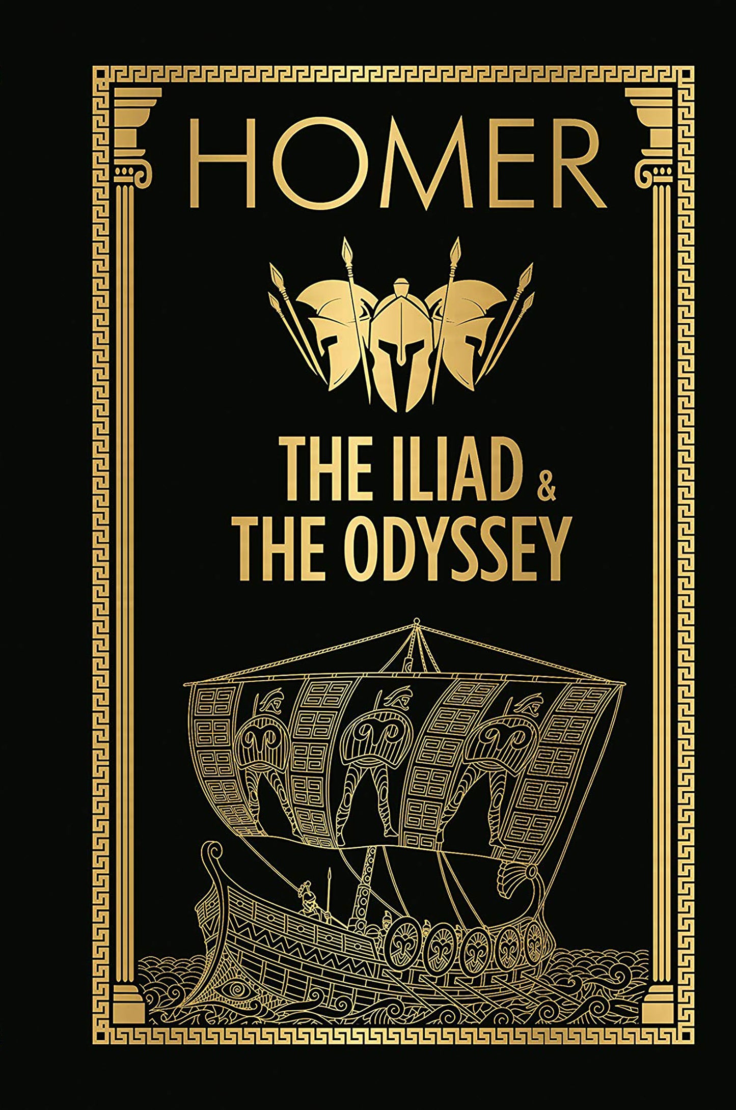 HOMER: The Iliad &amp; the Odyssey (Deluxe Hardbound Edition)