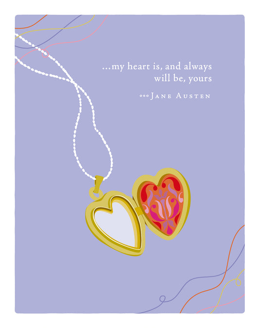 Positively Green Greeting Cards: Anniversary - My Heart Is, and Always Will Be, Yours (Pack of 6)