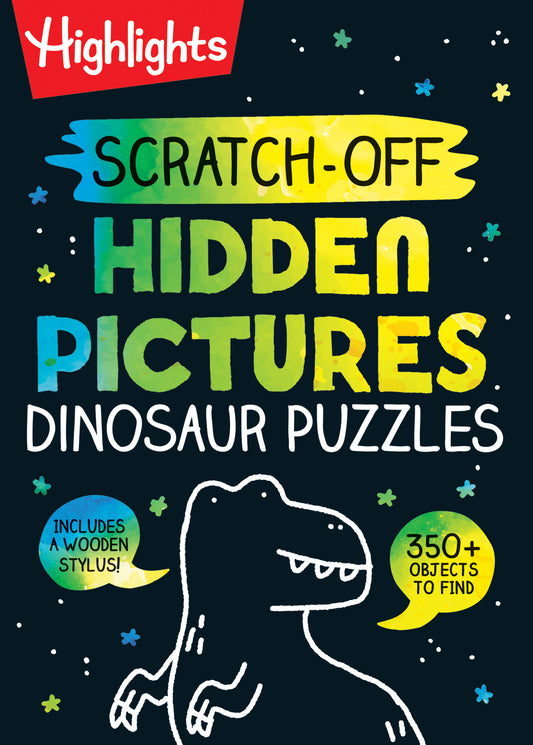 Scratch-Off Hidden Pictures Dinosaur Puzzles