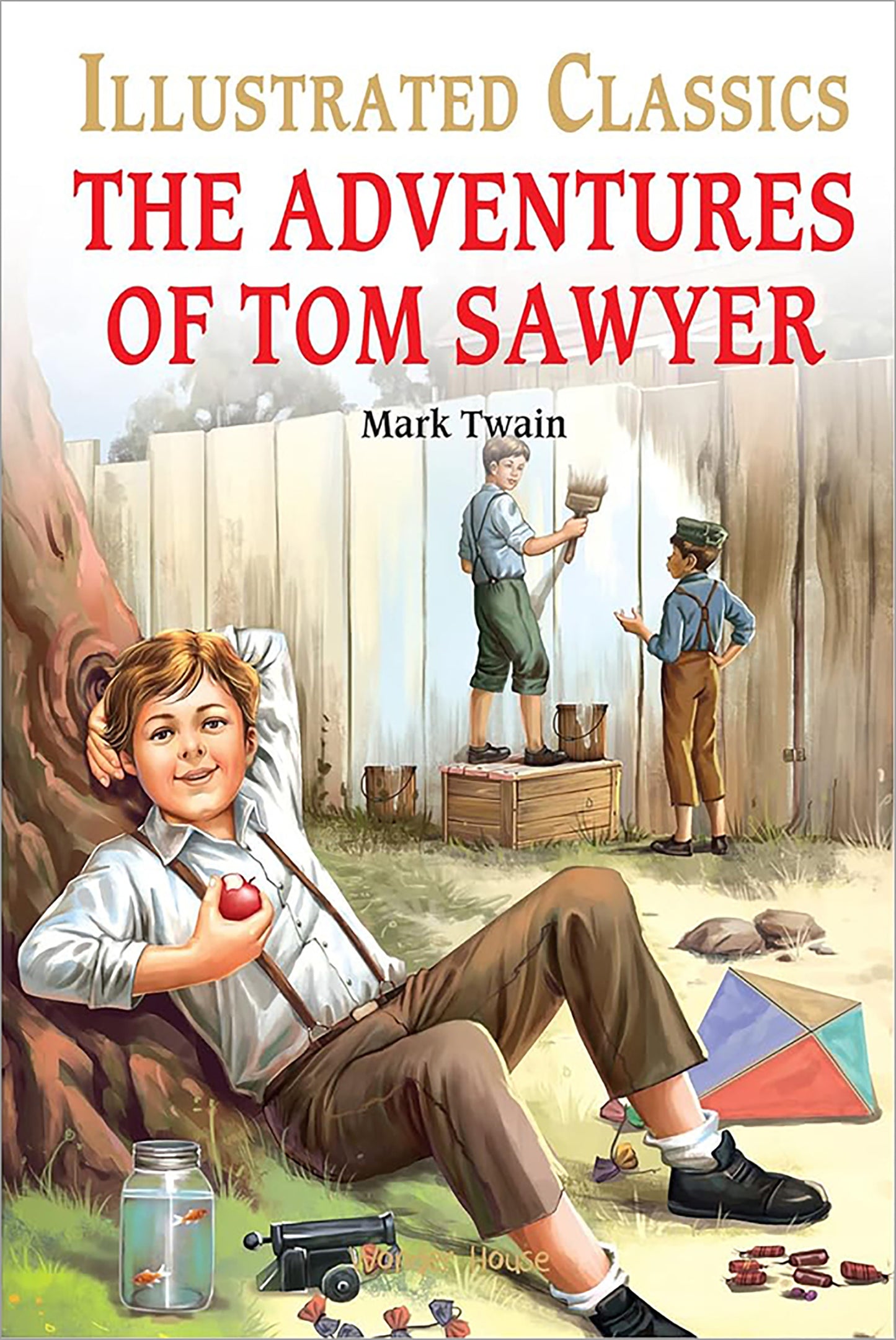 Adventures of Tom Sawyer : Illustrated Abridged Children Classic English Novel with Review Quest, The