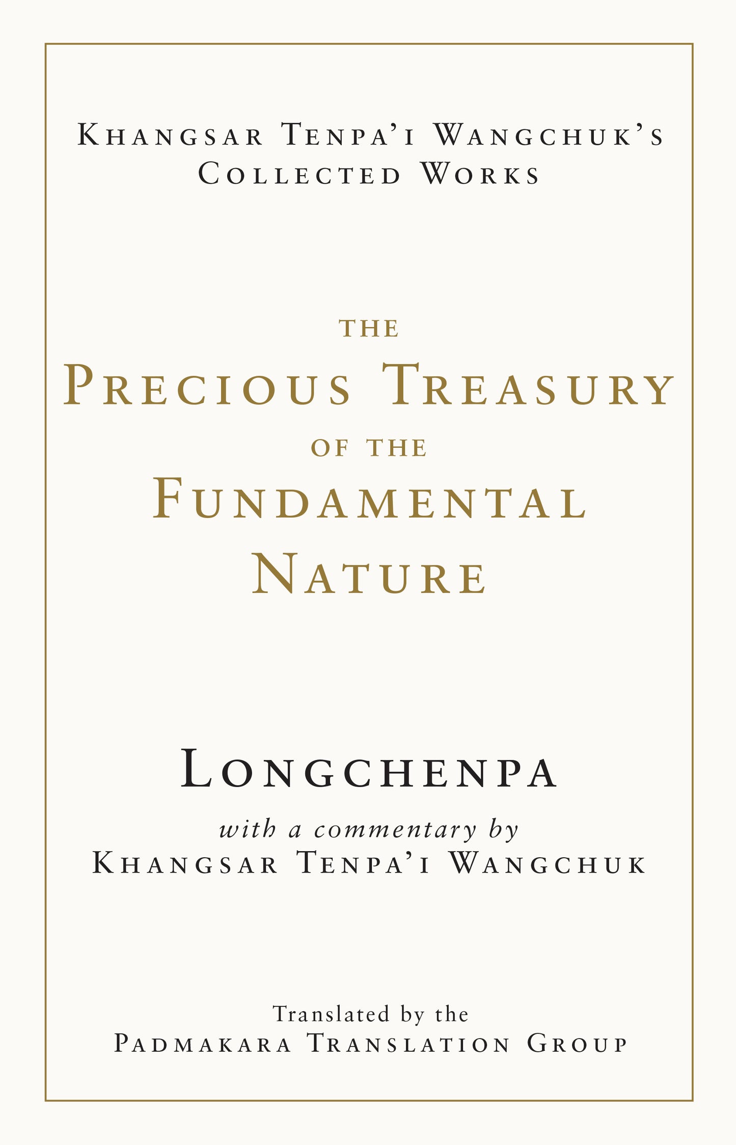 The Precious Treasury of the Fundamental Nature