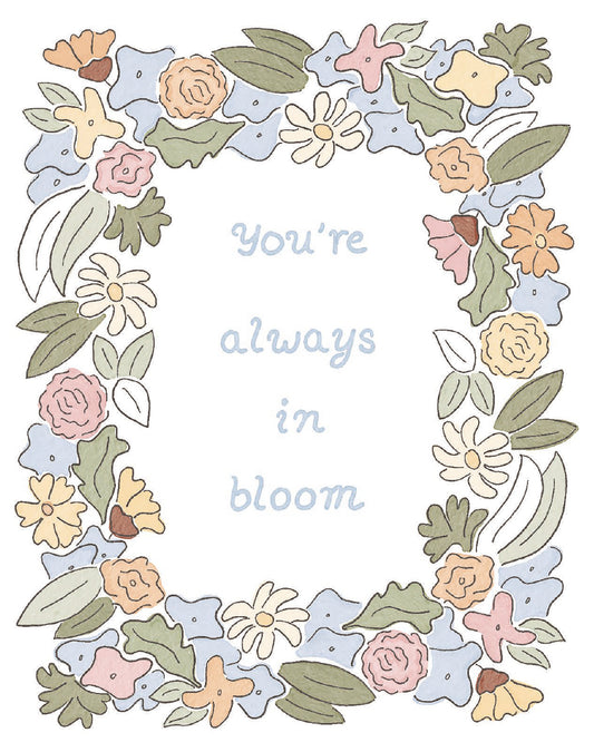 Love Muchly Greeting Cards: Birthday - You're Always in Bloom (Pack of 6)