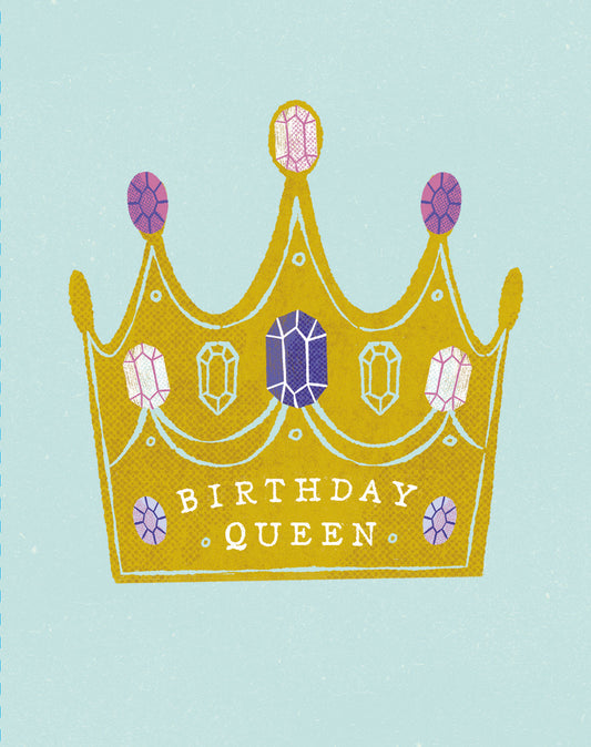Love Muchly Greeting Cards: Birthday - Birthday queen (Pack of 6)