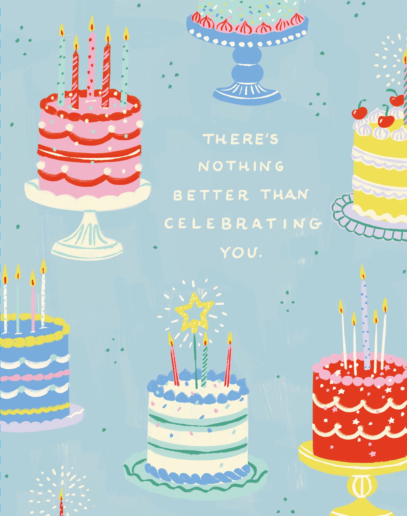 Love Muchly Greeting Cards: Birthday - There's Nothing Better Than Celebrating You (Pack of 6)