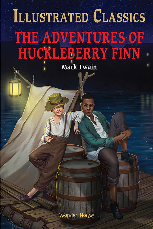 Adventures of Huckleberry Finn : Illustrated Abridged Children Classic English Novel with Review, The