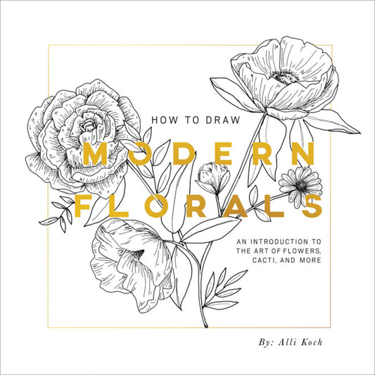 How To Draw Modern Florals