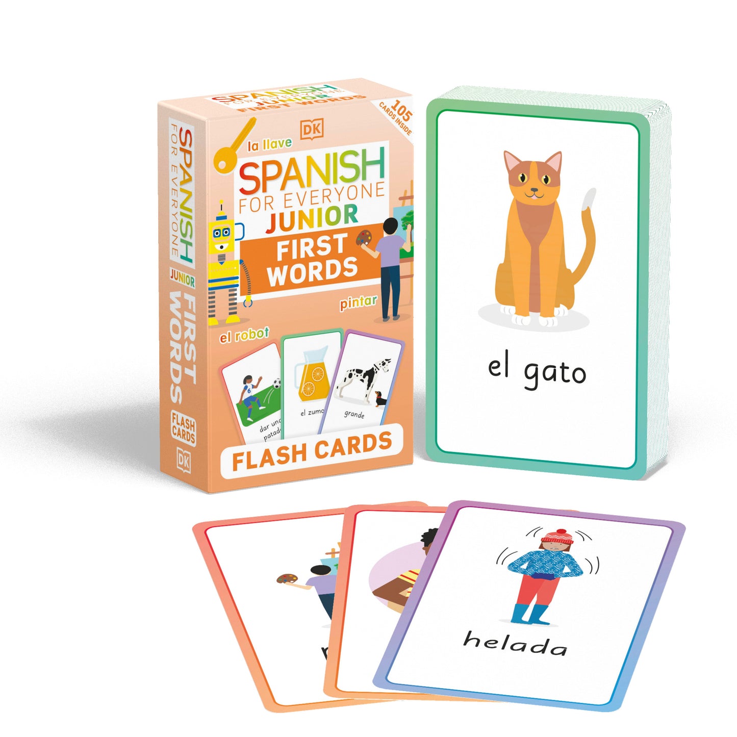 Spanish for Everyone Junior First Words Flash Cards