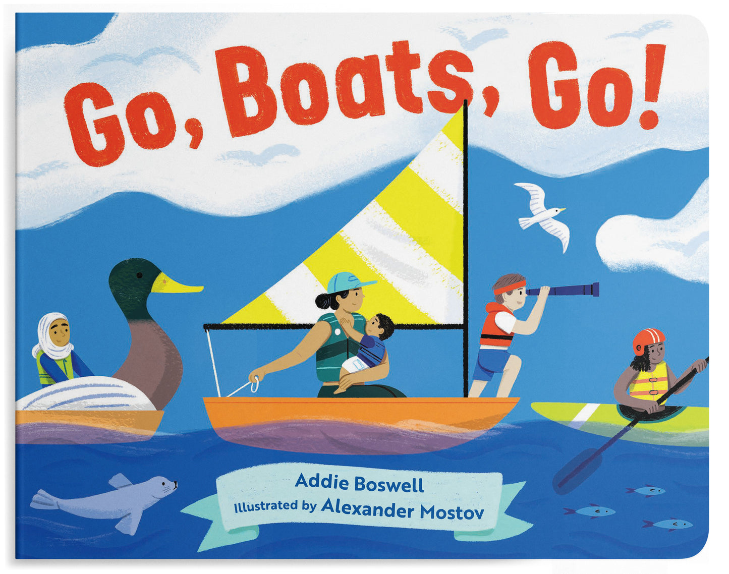 Go, Boats, Go! A Boat Book for Toddlers 1-3