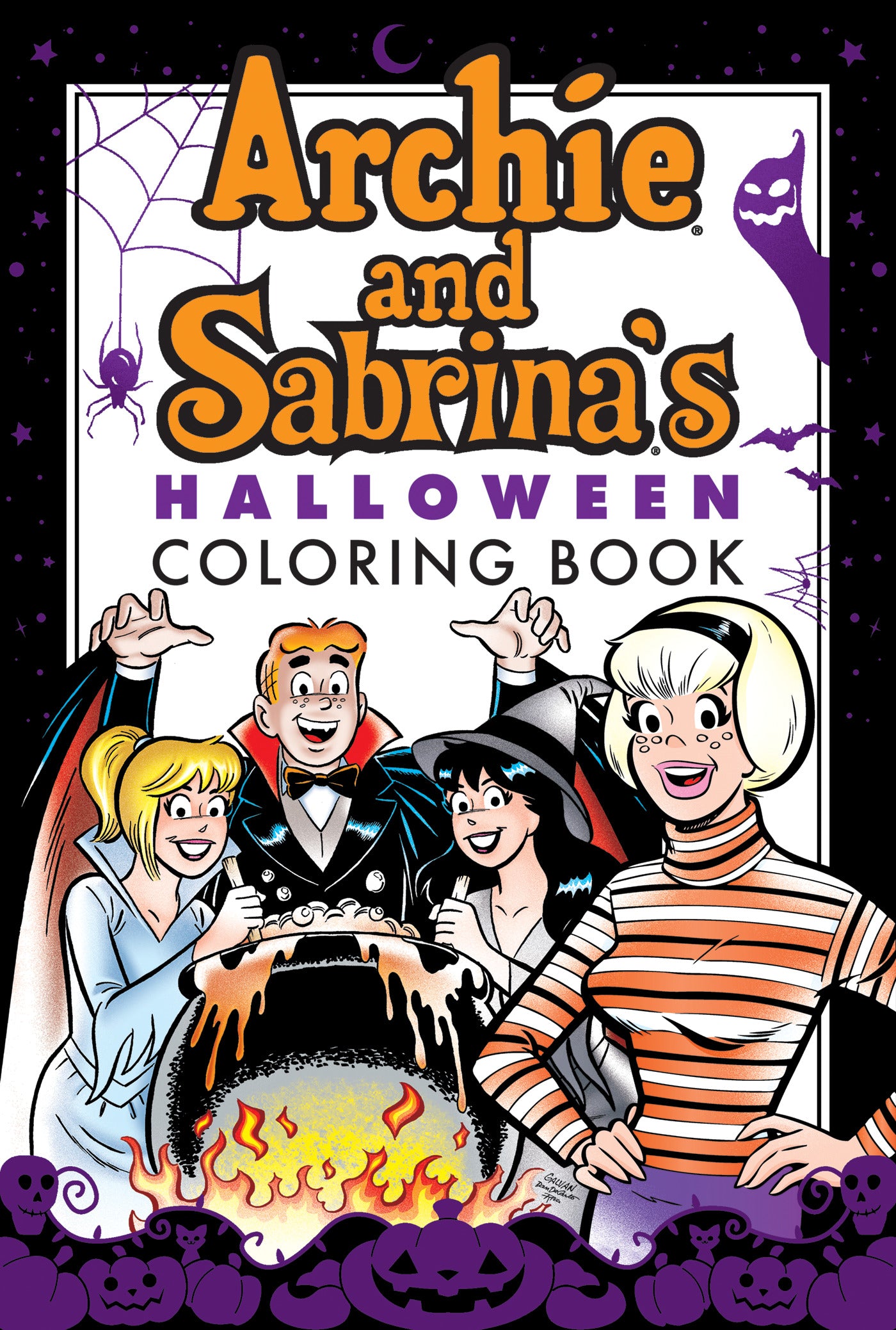 Archie &amp; Sabrina's Halloween Coloring Book