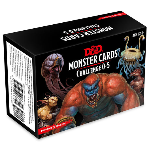Dungeons &amp; Dragons Spellbook Cards: Monsters 0-5 (D&amp;D Accessory)