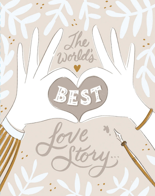 Love Muchly Greeting Cards: Wedding - The world's best love story (Pack of 6)