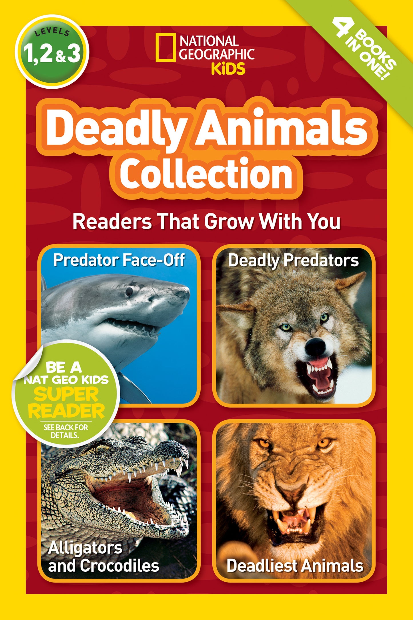 Deadly Animals Collection (National Geographic Kids Readers, Levels 1, 2, & 3)