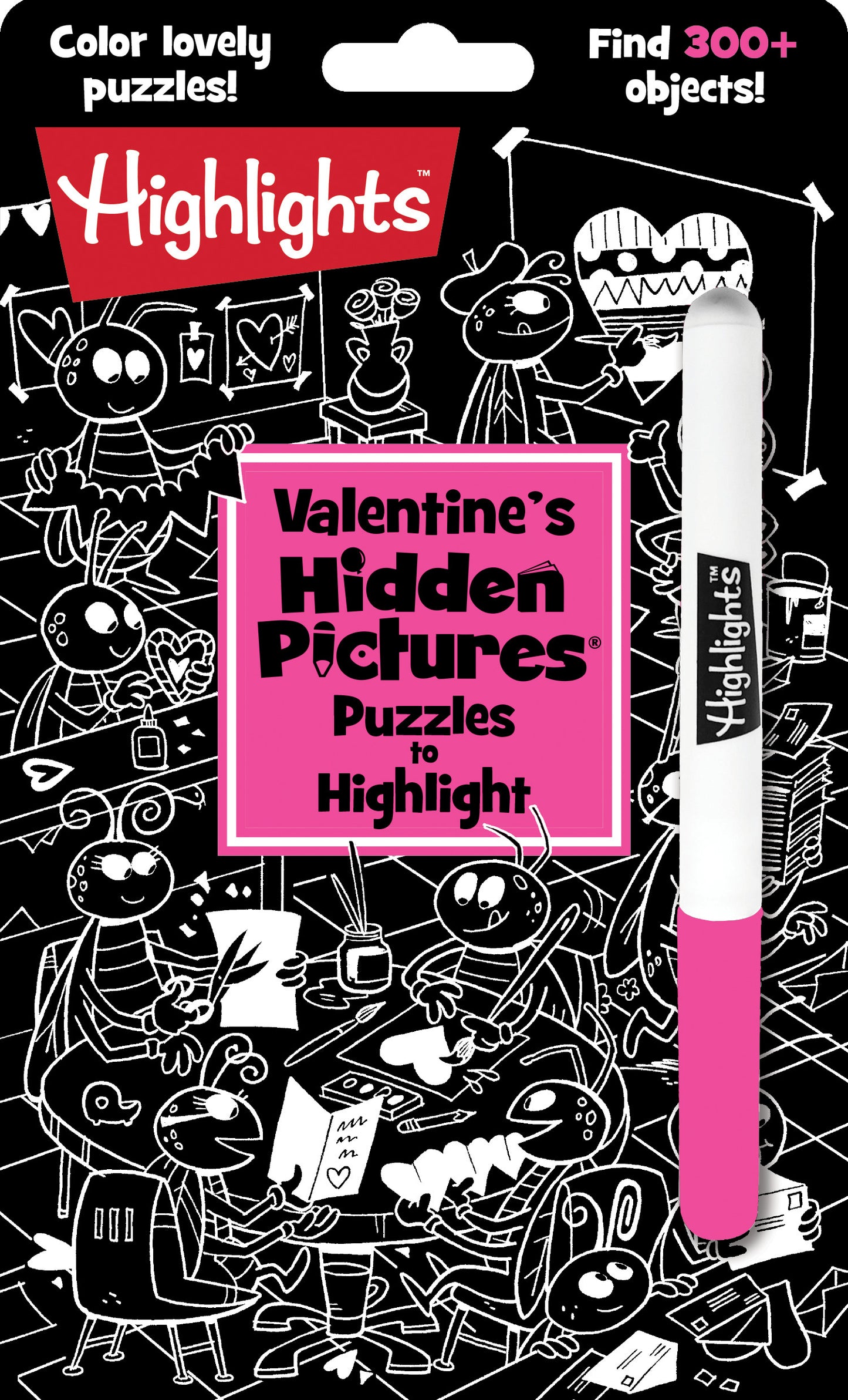 Valentine's Hidden Pictures Puzzles to Highlight