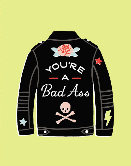Love Muchly Greeting Cards: Friendship - You're a bad ass (Pack of 6)