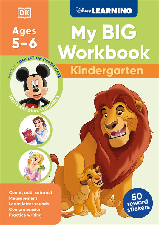 Disney Learning Big Workbook Kindergarten
