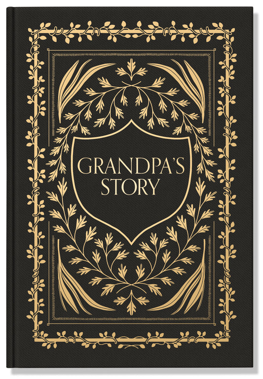 Grandpa's Story Journal (Linen Hardcover)